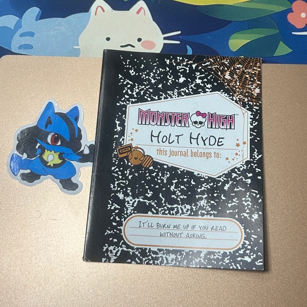 Monster High Holt Hyde Diary Journal Booklet